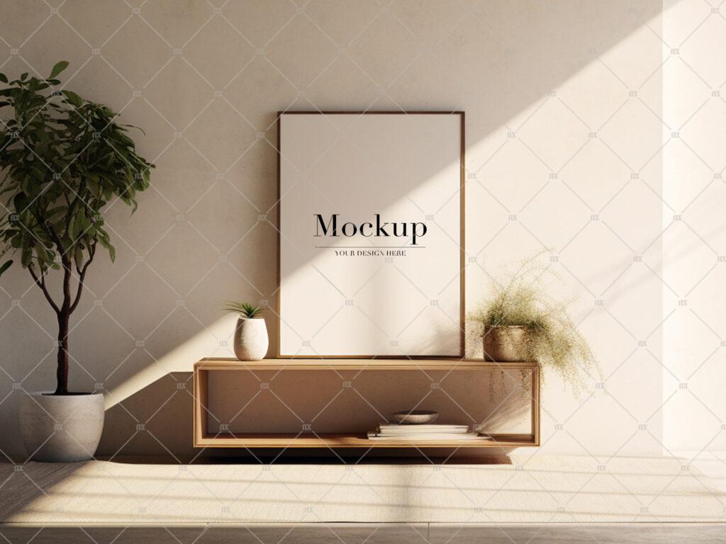 Frame Mockup For Etsy Art Poster Product