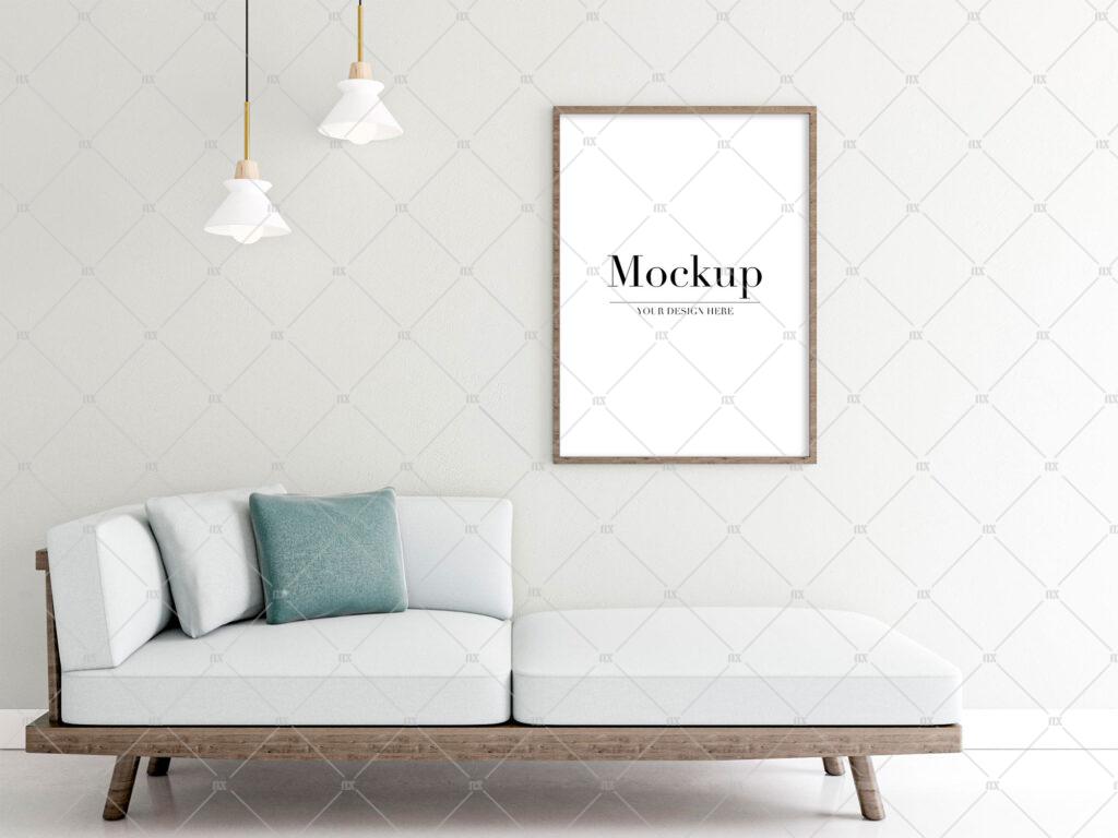 Frame Mockup Living Room (Free)