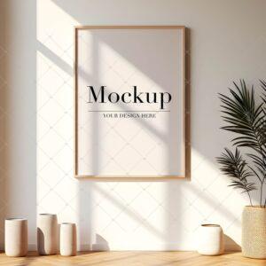 One Frame Mockup For Etsy Wall Art Poster