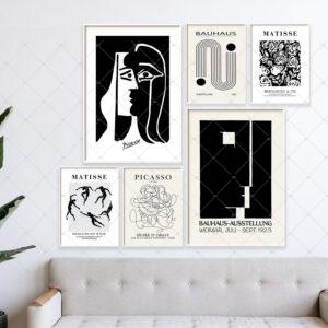 Six Frame Mockup For Etsy Wall Art Poster