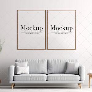 Two Frame Mockup For Etsy Poster