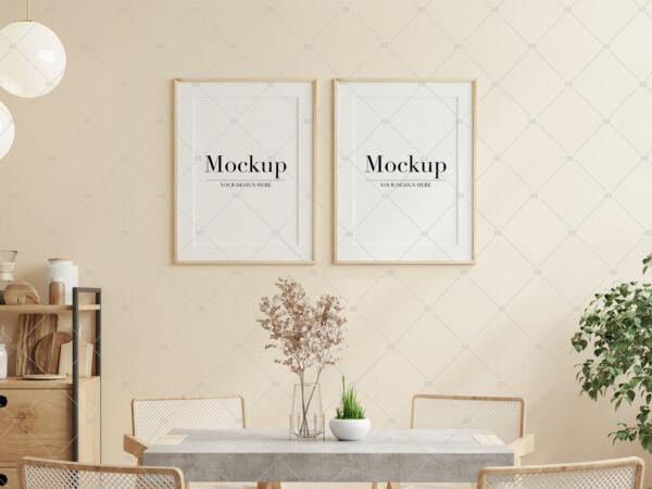 Two Frame Mockups For Etsy Poster